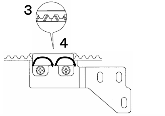 雙開(kāi)自動(dòng)門皮帶安裝 雙開(kāi)自動(dòng)門皮帶安裝